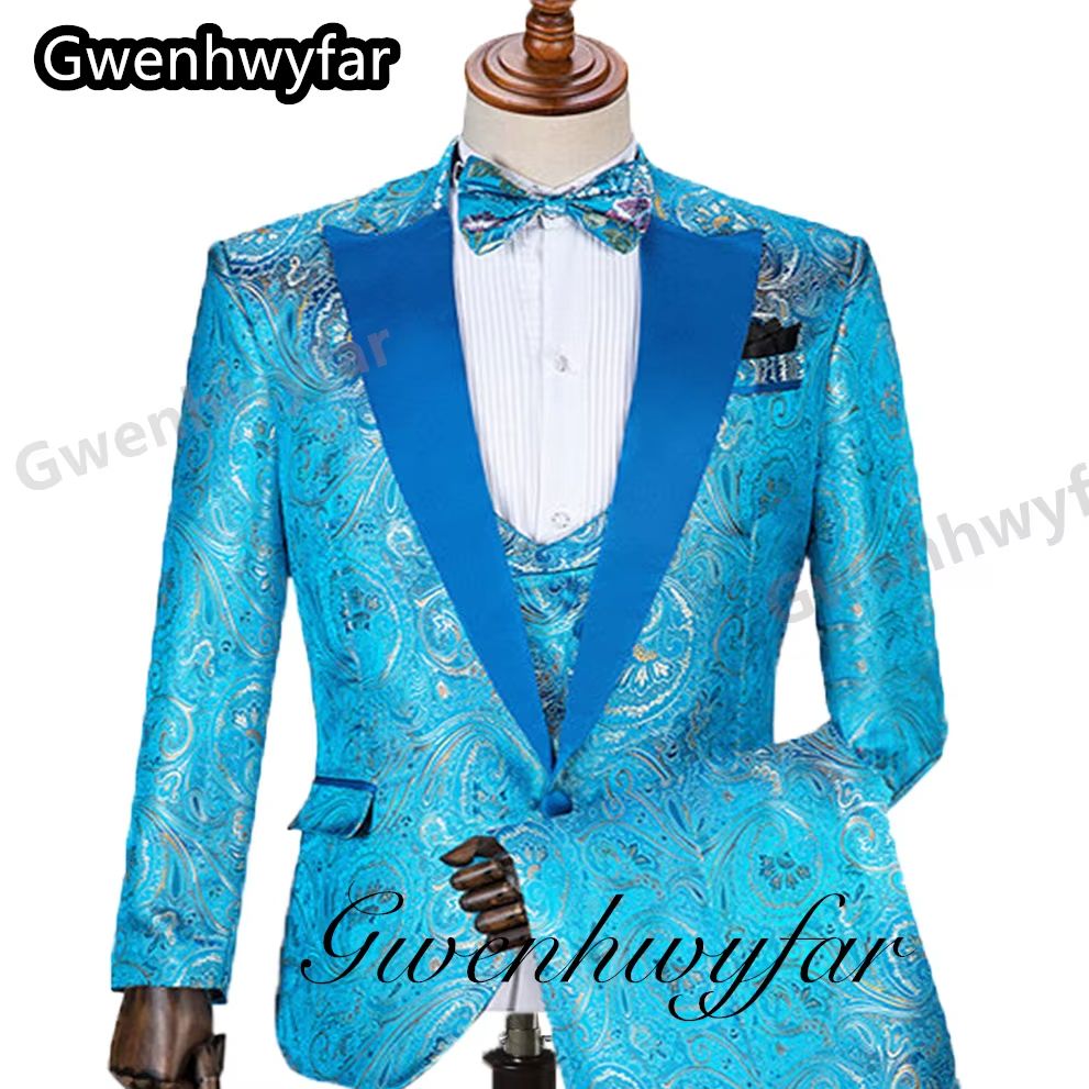 Men Formal Wear Jacket - ชุดสูทผู้ชายลายเกวนฮวอฟาร์ ชุดสูทสำหรับงานแต่งงาน ชุดสูทผู้ชายวัยรุ่น ชุดสูทใหม่สำหรับฤดูใบไม้ผลิ ชุดสูทเจ้าบ่าว ชุดสูททางการ