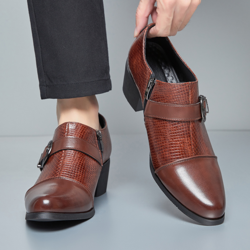 สไตล์วินเทจผู้ชายรองเท้าส้นสูง - Men'S Formal Style บทวิจารณ์และราคา