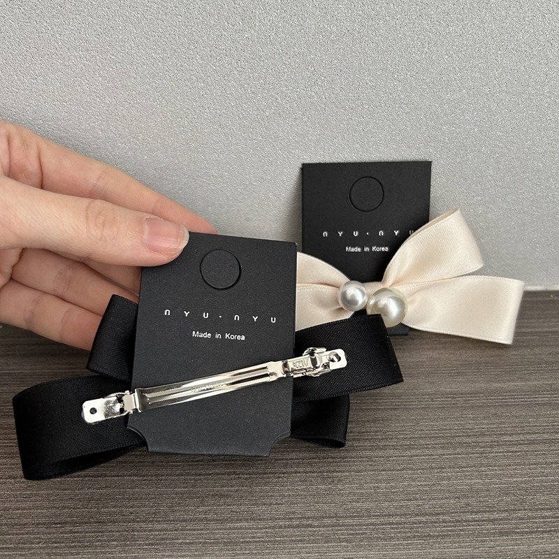 โบว์ผูกผมใหม่สำหรับกิ๊บติดผมขอ - Satin Bow Tie บทวิจารณ์และราคา