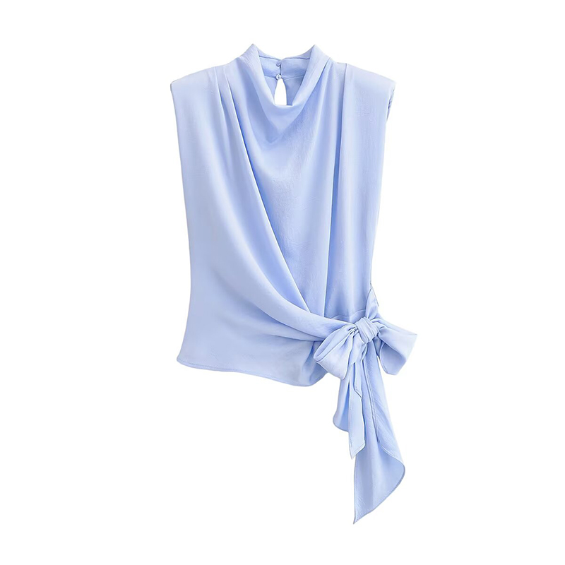 YENKYE แฟชั่นผู้หญิงใหม่เสื้อแ - Satin Bow Tie บทวิจารณ์และราคา
