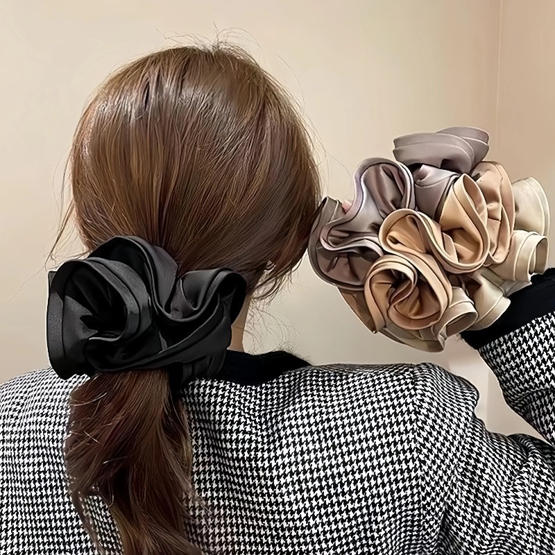 ยางรัดผมผ้าซาตินสไตล์เกาหลี โบ - Satin Bow Tie บทวิจารณ์และราคา