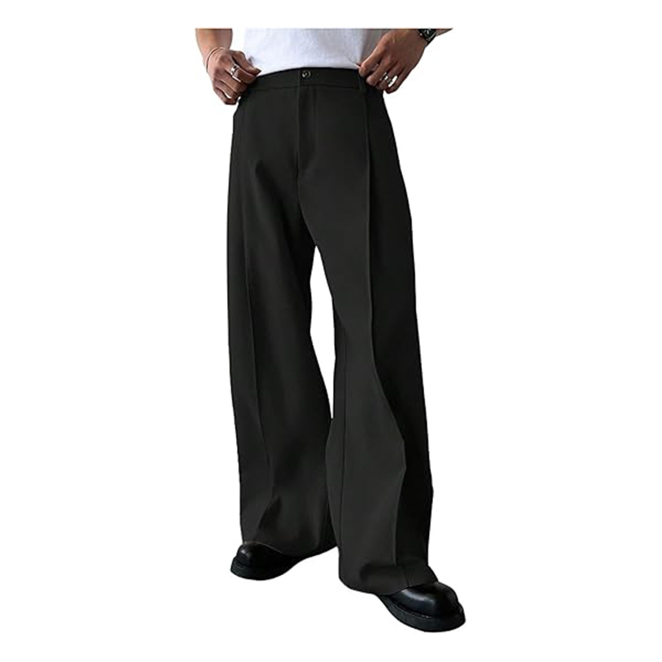 กางเกงสูทขายาวทรงตรงสีพื้นสำหร - Men'S Formal Style บทวิจารณ์และราคา