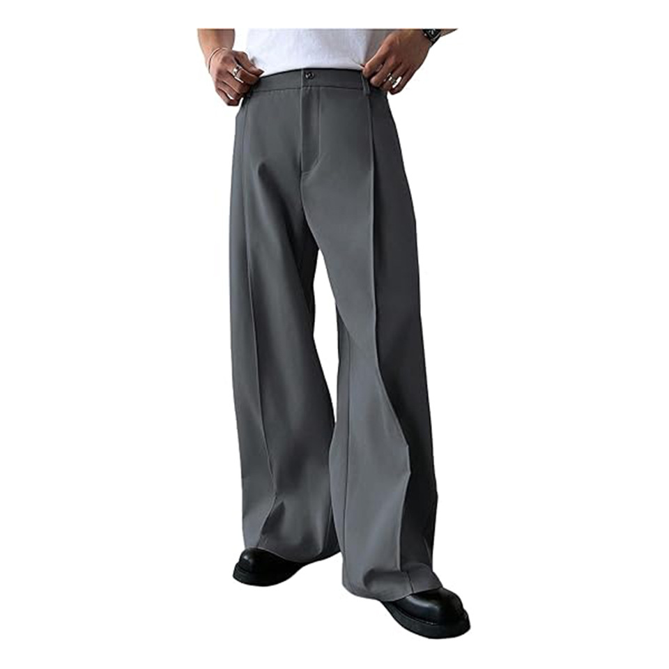 กางเกงสูทขายาวทรงตรงสีพื้นสำหร - Men'S Formal Style บทวิจารณ์และราคา