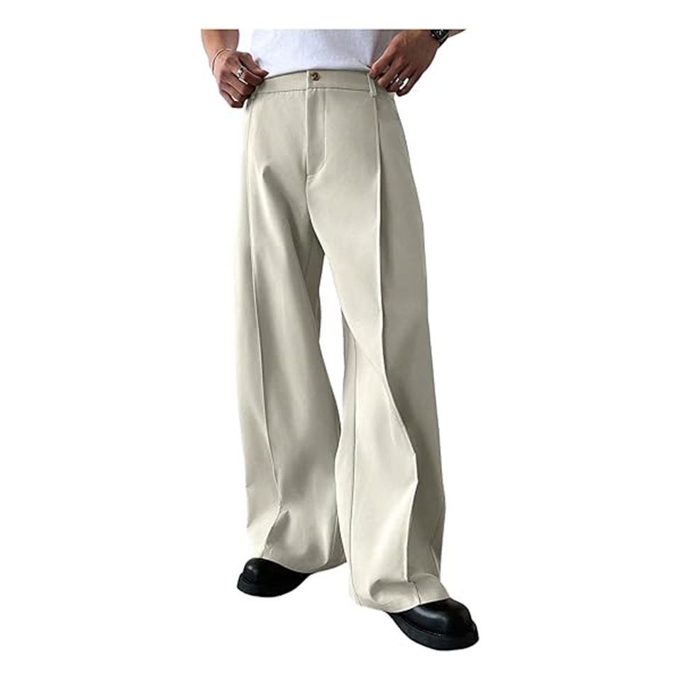 กางเกงสูทขายาวทรงตรงสีพื้นสำหร - Men'S Formal Style บทวิจารณ์และราคา