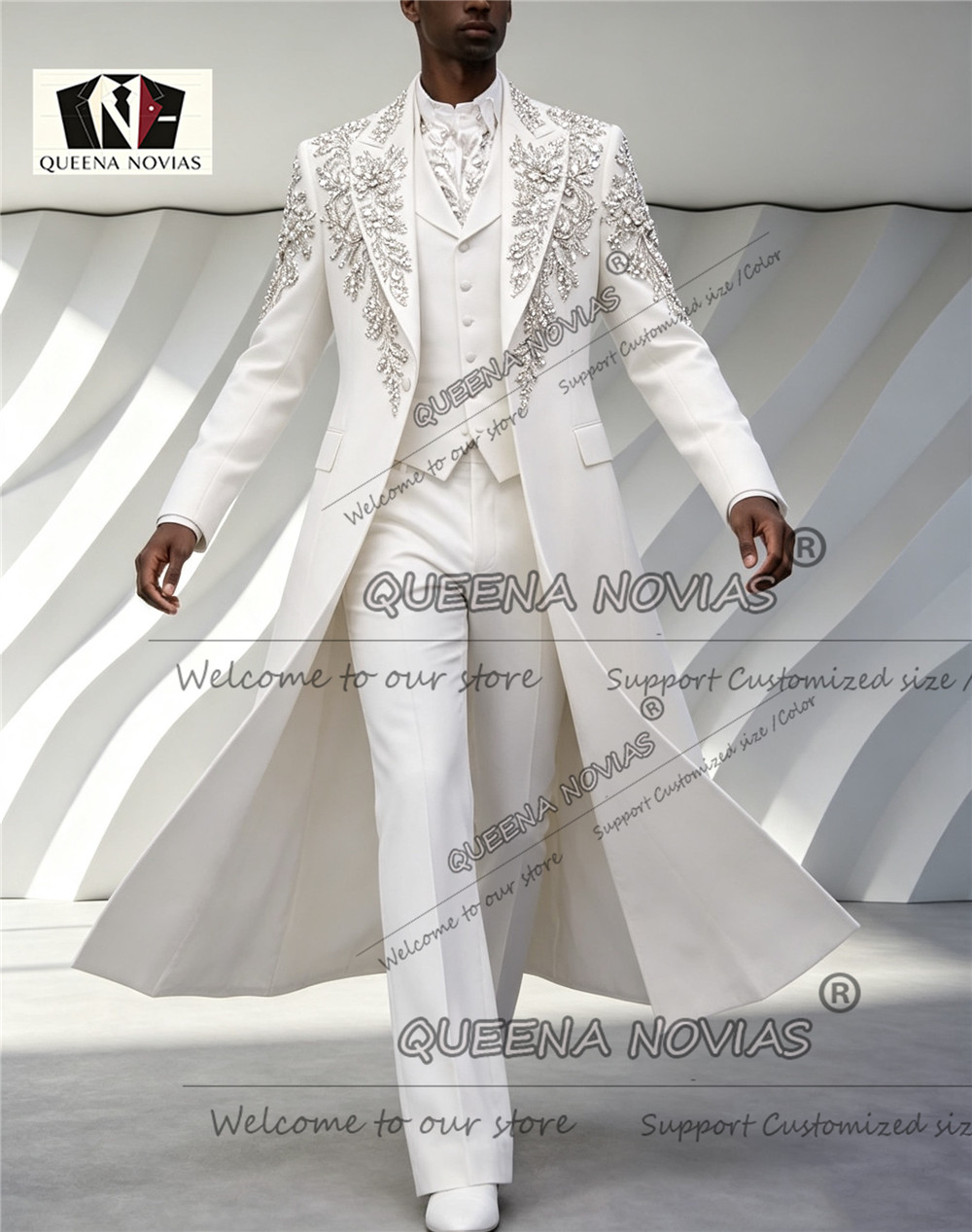 ชุดสูทหรูหราสำหรับผู้ชายสำหรับ - Men Formal Wear Wedding บทวิจารณ์และราคา