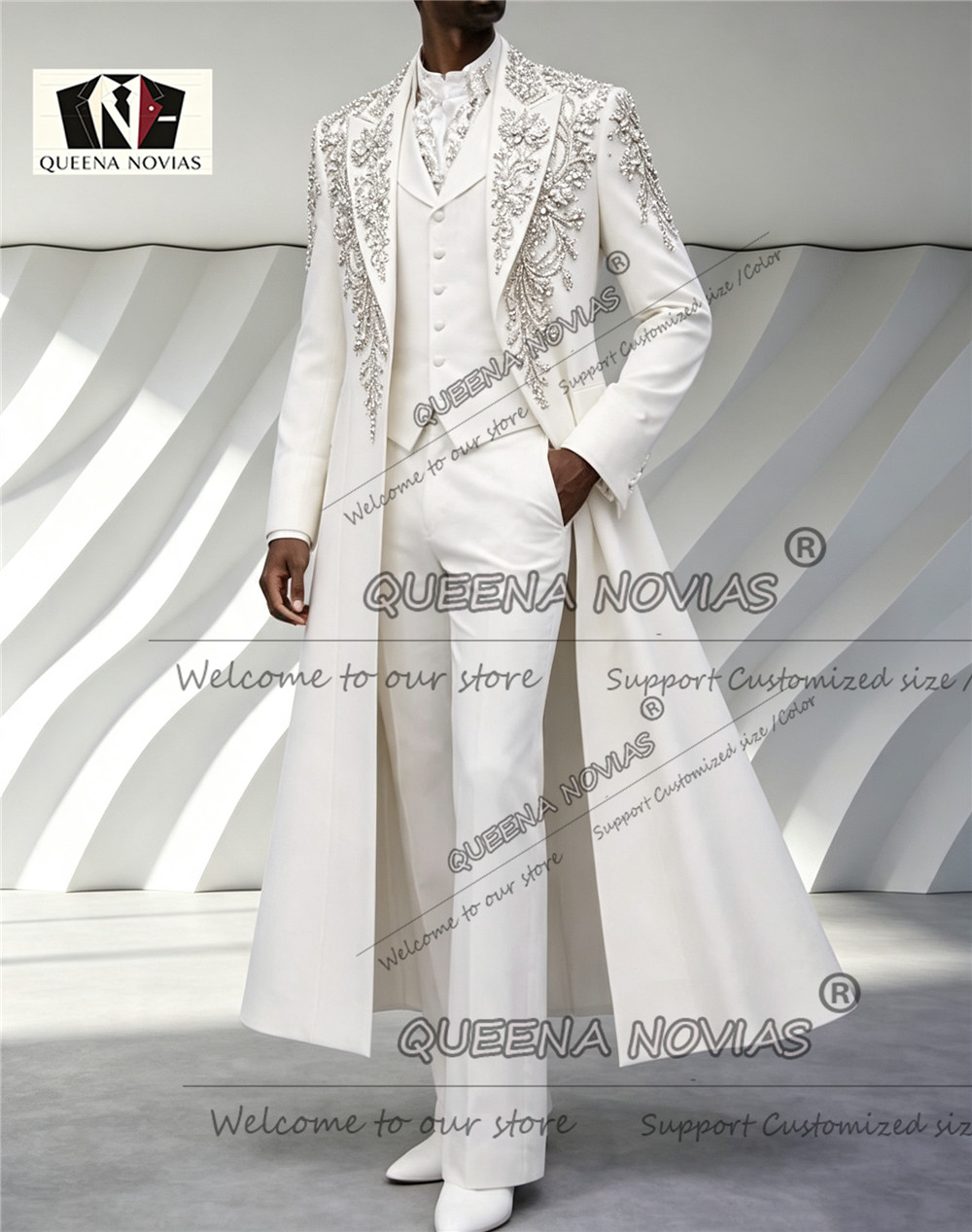 ชุดสูทหรูหราสำหรับผู้ชายสำหรับ - Men Formal Wear Wedding บทวิจารณ์และราคา
