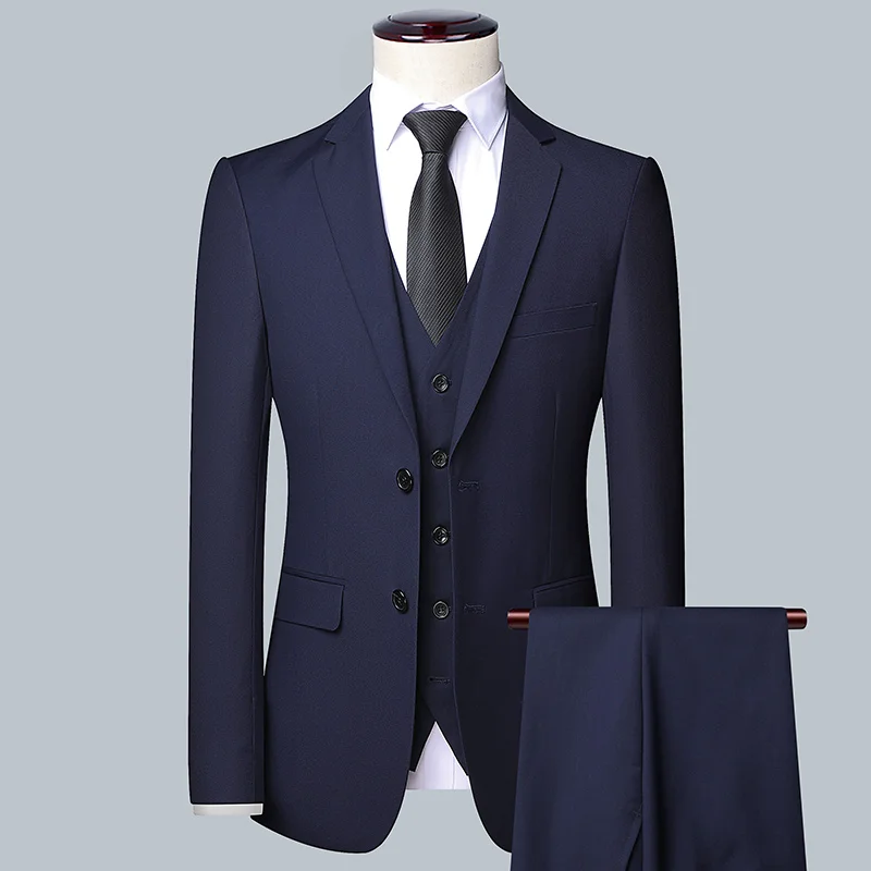 ผู้ชายสีทึบชุดสูทธุรกิจ 2025 ค - Men Formal Wear Wedding บทวิจารณ์และราคา