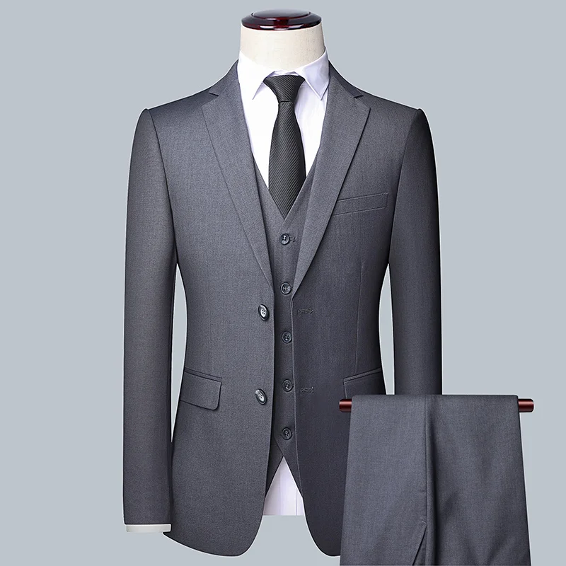 ผู้ชายสีทึบชุดสูทธุรกิจ 2025 ค - Men Formal Wear Wedding บทวิจารณ์และราคา