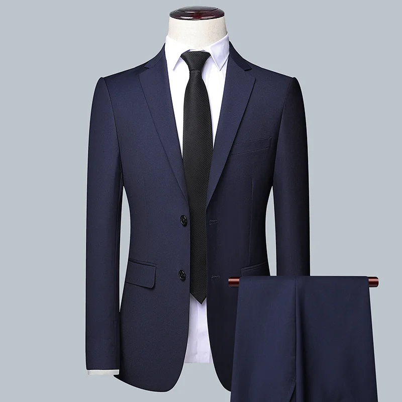 ผู้ชายสีทึบชุดสูทธุรกิจ 2025 ค - Men Formal Wear Wedding บทวิจารณ์และราคา