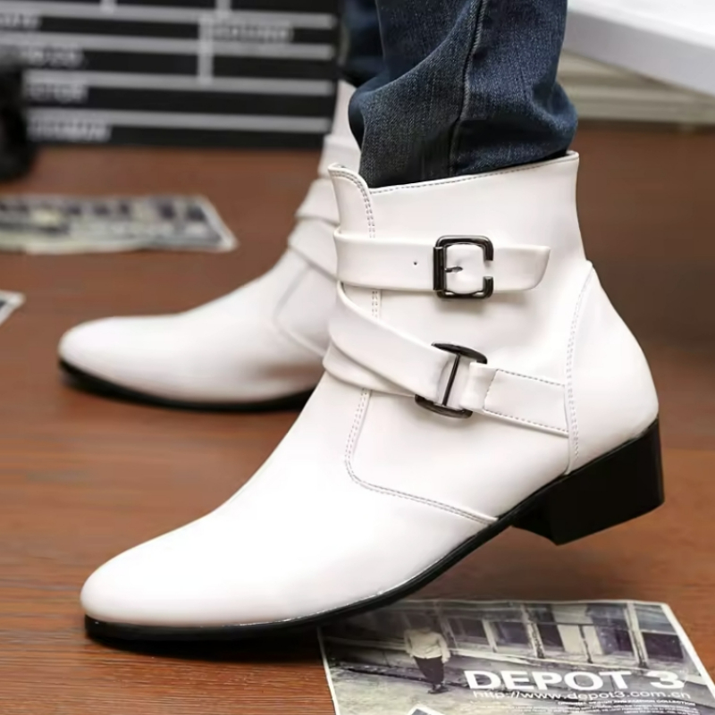 ผู้ชายหรูหรารองเท้าหนังเชลซีรอ - Men'S Formal Style บทวิจารณ์และราคา
