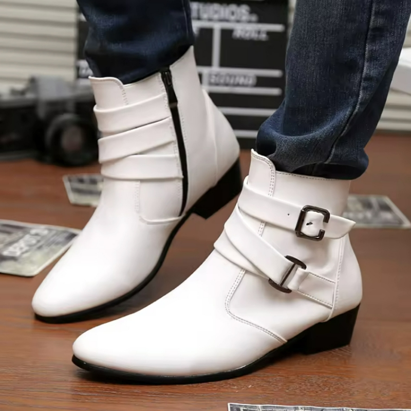 ผู้ชายหรูหรารองเท้าหนังเชลซีรอ - Men'S Formal Style บทวิจารณ์และราคา