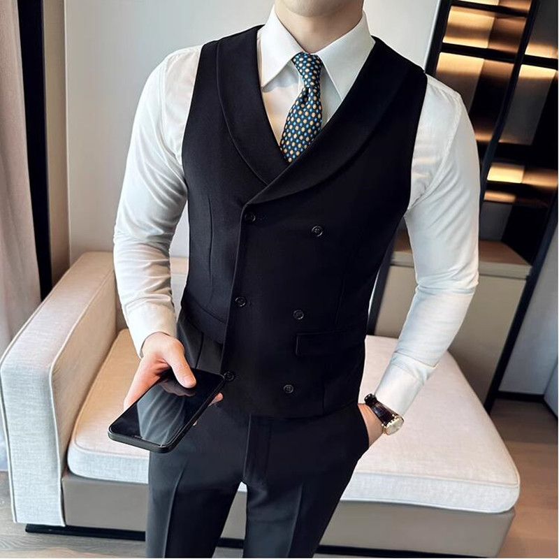 (เสื้อกั๊ก + กางเกง) ชุดสูทผู้ - Men Formal Wear Wedding บทวิจารณ์และราคา