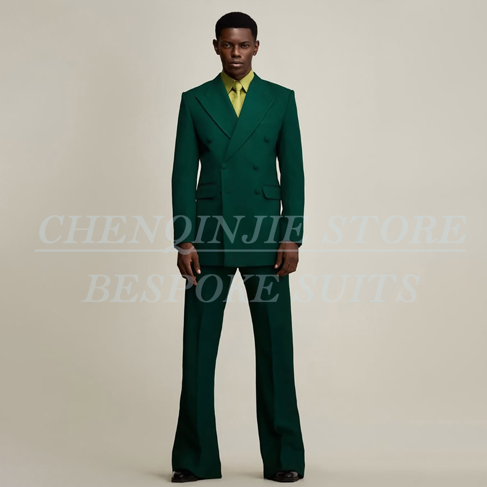 ชุดสูทผู้ชายสีเขียวสุดหรูสำหรั - Men Formal Wear Jacket บทวิจารณ์และราคา