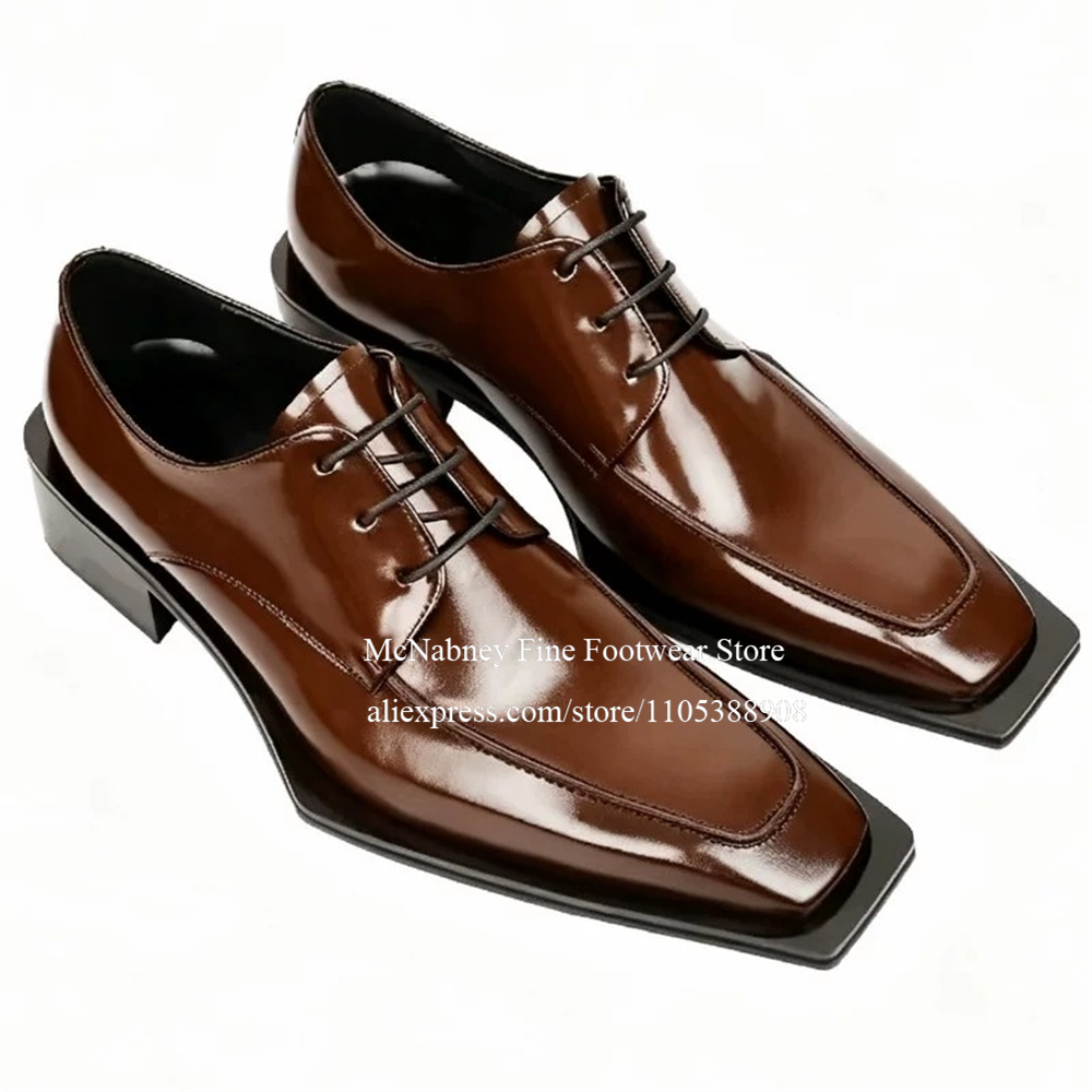 รองเท้าหนังแบบมีปุ่มสตั๊ด  แบบ - Men Formal Wear Wedding บทวิจารณ์และราคา