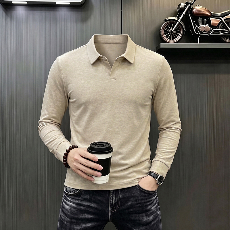 เสื้อโปโลแขนยาวผู้ชายสไตล์ลำลอ - Men'S Formal Style บทวิจารณ์และราคา