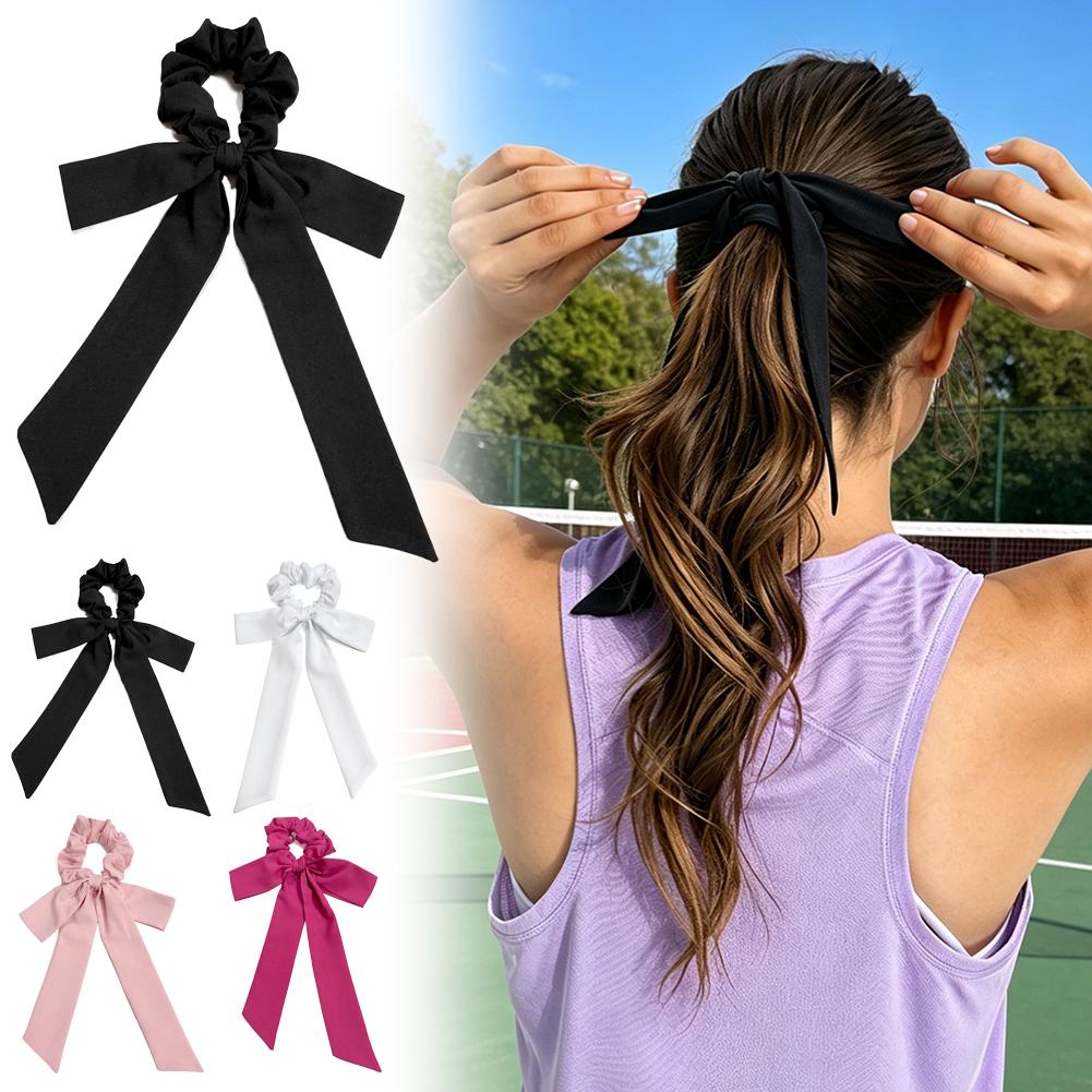 ยางรัดผมผ้าซาตินเนื้อนุ่ม พร้อ - Satin Bow Tie บทวิจารณ์และราคา