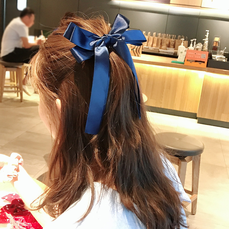 ยางรัดผมซาตินสองชั้นแบบโบว์ ยา - Satin Bow Tie บทวิจารณ์และราคา